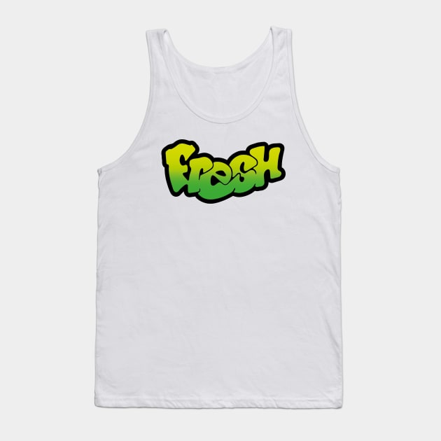 Fresh (Prince) - Classic Green Tank Top by Chairboy